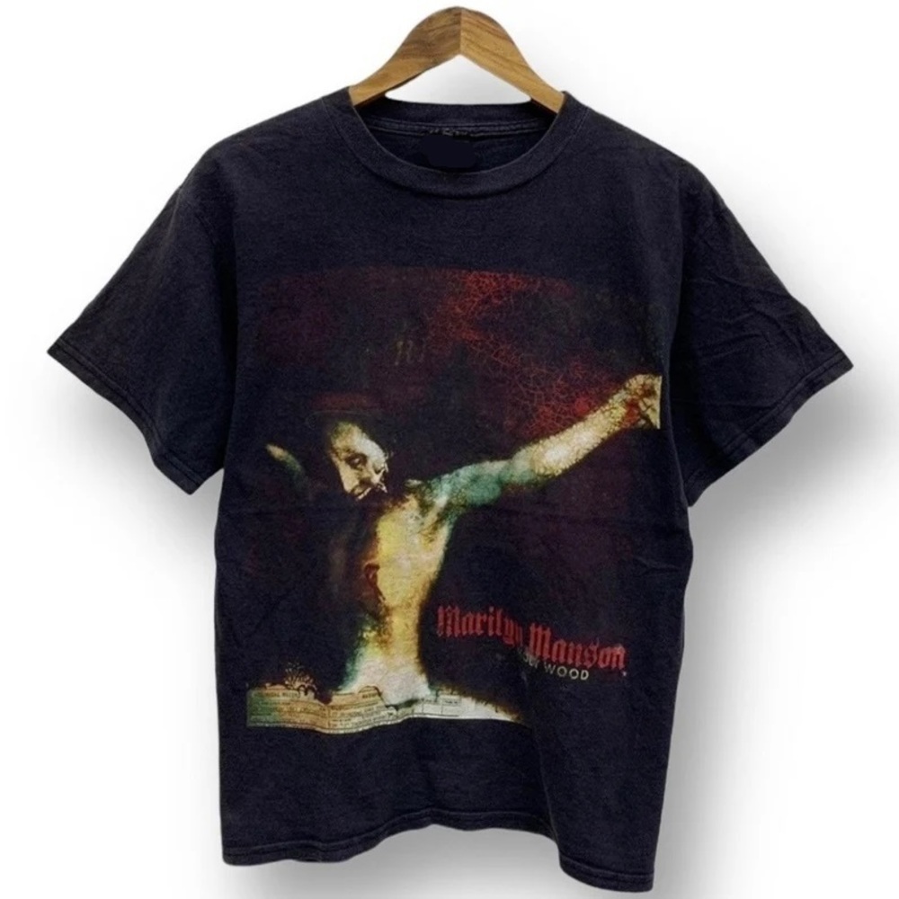 90s Marilyn Manson Hollywood Band Unisex Tshirt Gift For Fan